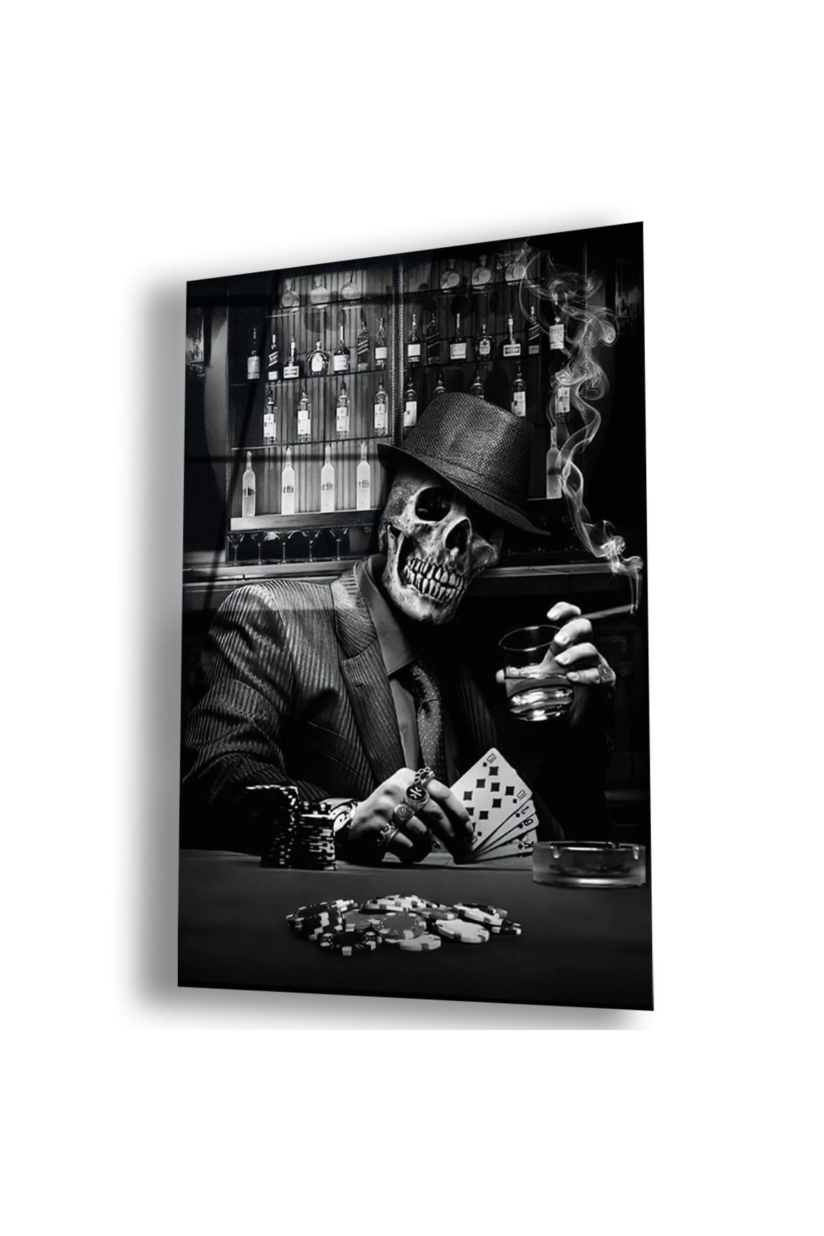 Kırılmaz Cam Smoke Tablo