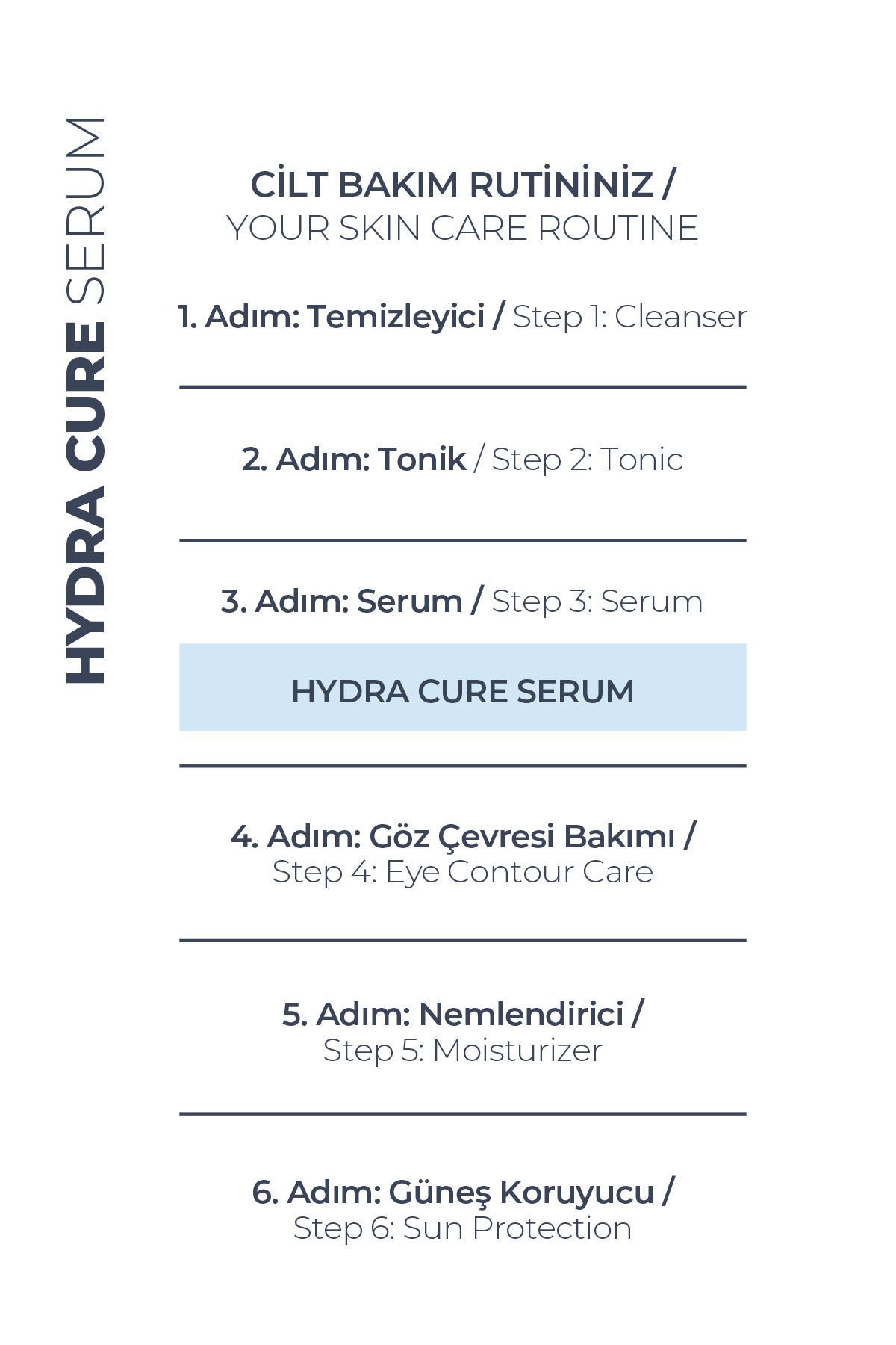 Hydra Cure Serum | Hyaluronik Asit Yoğun Nem Serumu - 30 ml