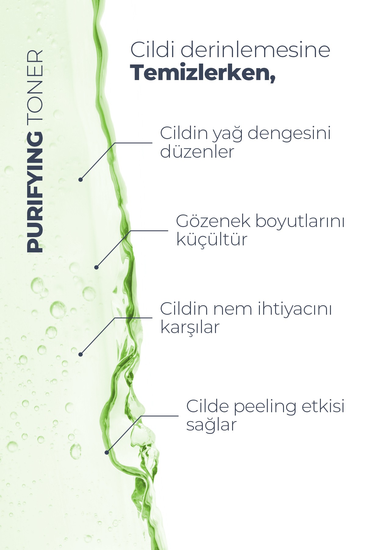 Purifying Toner | Arındırıcı & Gözenek Sıkılaştırıcı Yeşil Tonik 200 ml