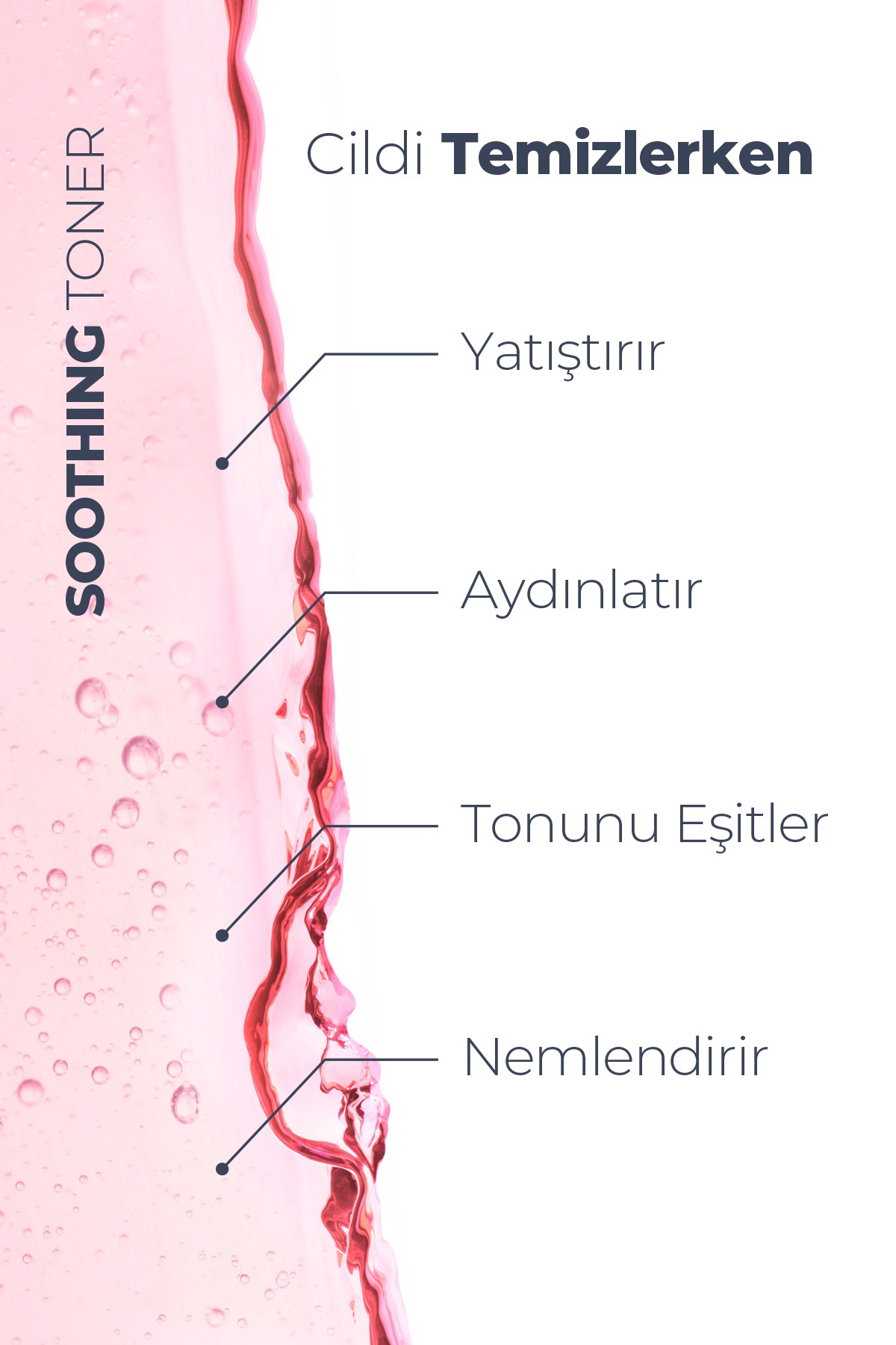 Soothing Toner | Aydınlatıcı & Nemlendirici Pembe Tonik - 200 ml