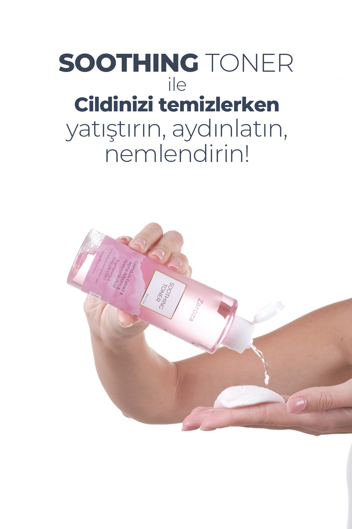 Soothing Toner | Aydınlatıcı & Nemlendirici Pembe Tonik - 200 ml