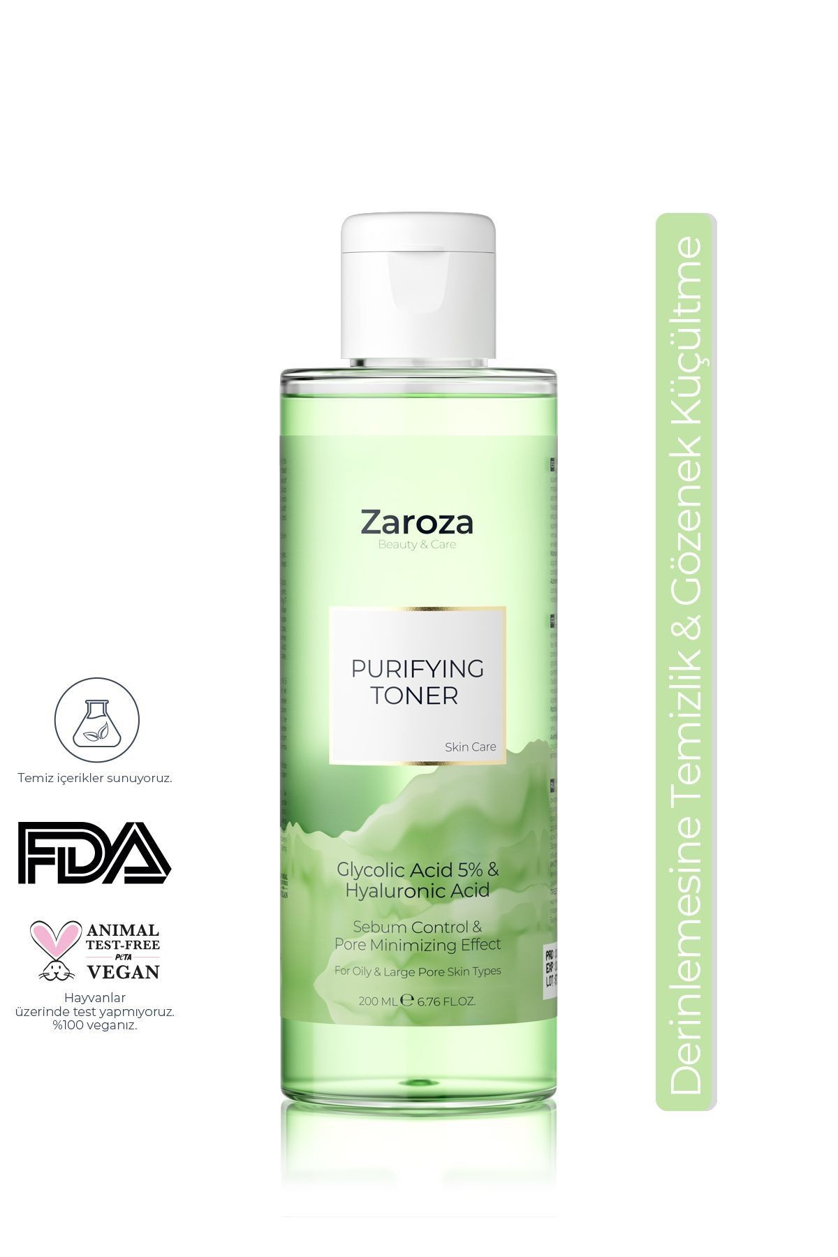 Purifying Toner | Arındırıcı & Gözenek Sıkılaştırıcı Yeşil Tonik 200 ml