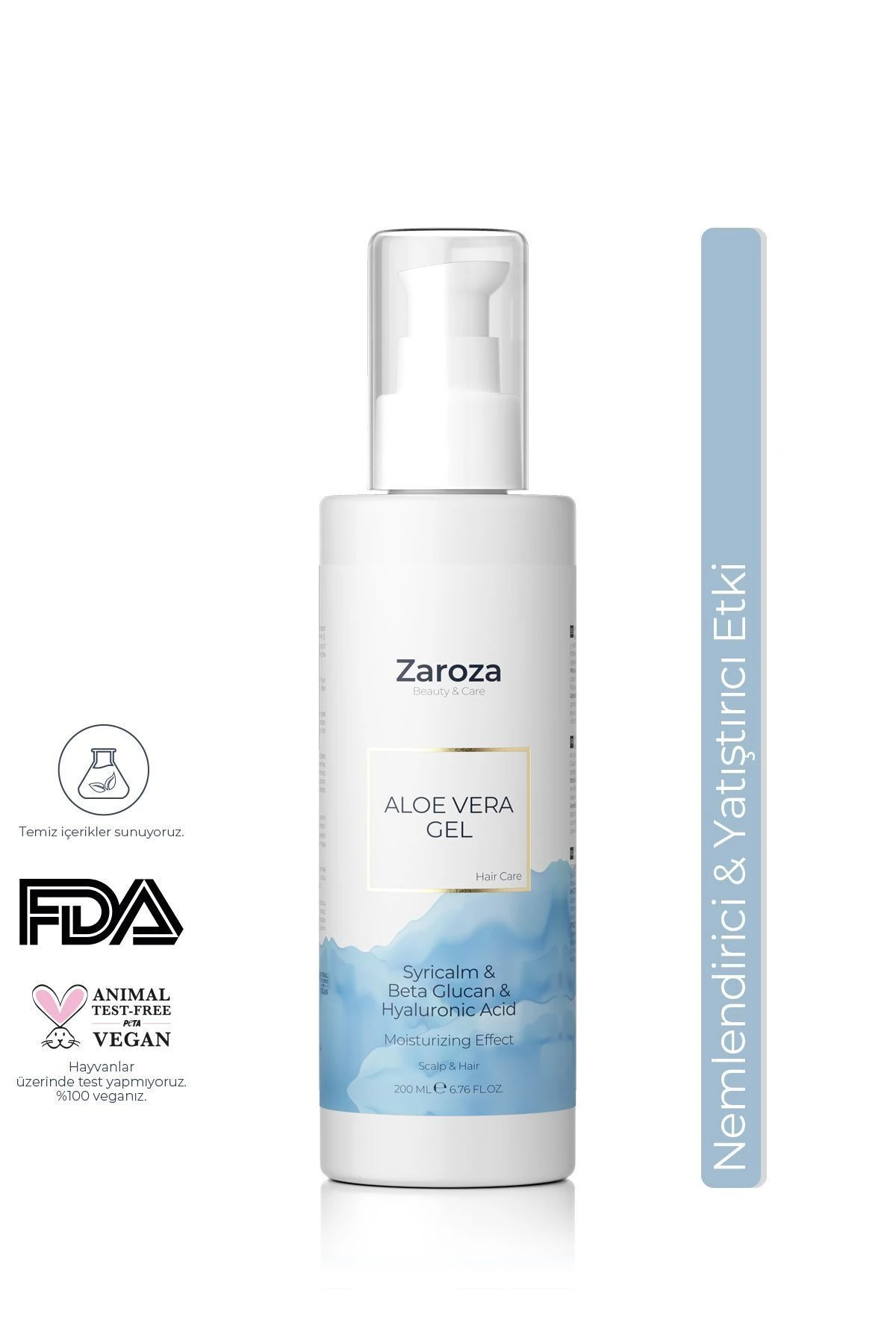Aloe Vera Gel | Hassas Sa Derisi Nemlendirici - Zaroza