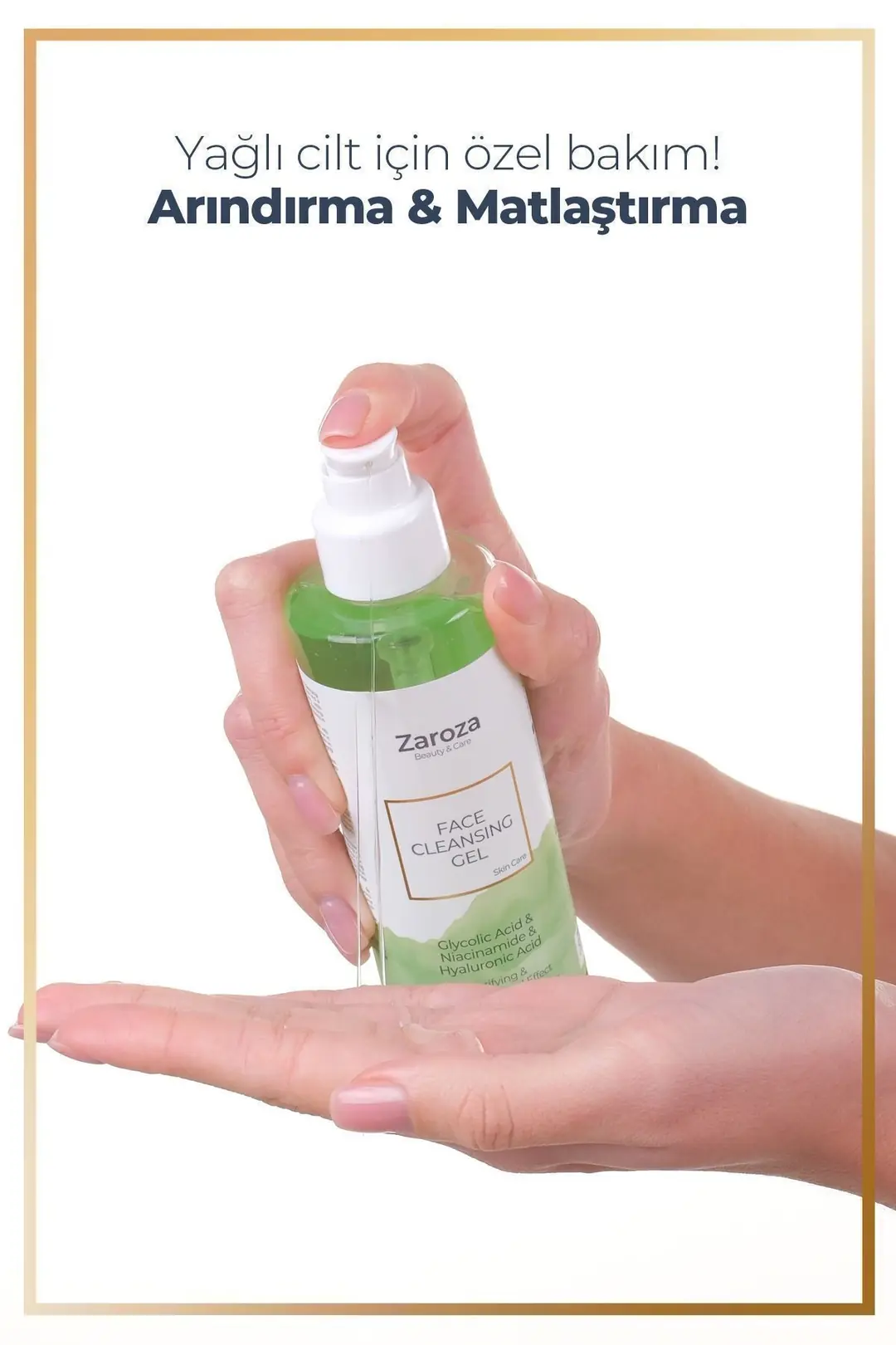 Face Cleansing Gel | Gözenek Sıkılaştırıcı Temizleme Jeli - Zaroza
