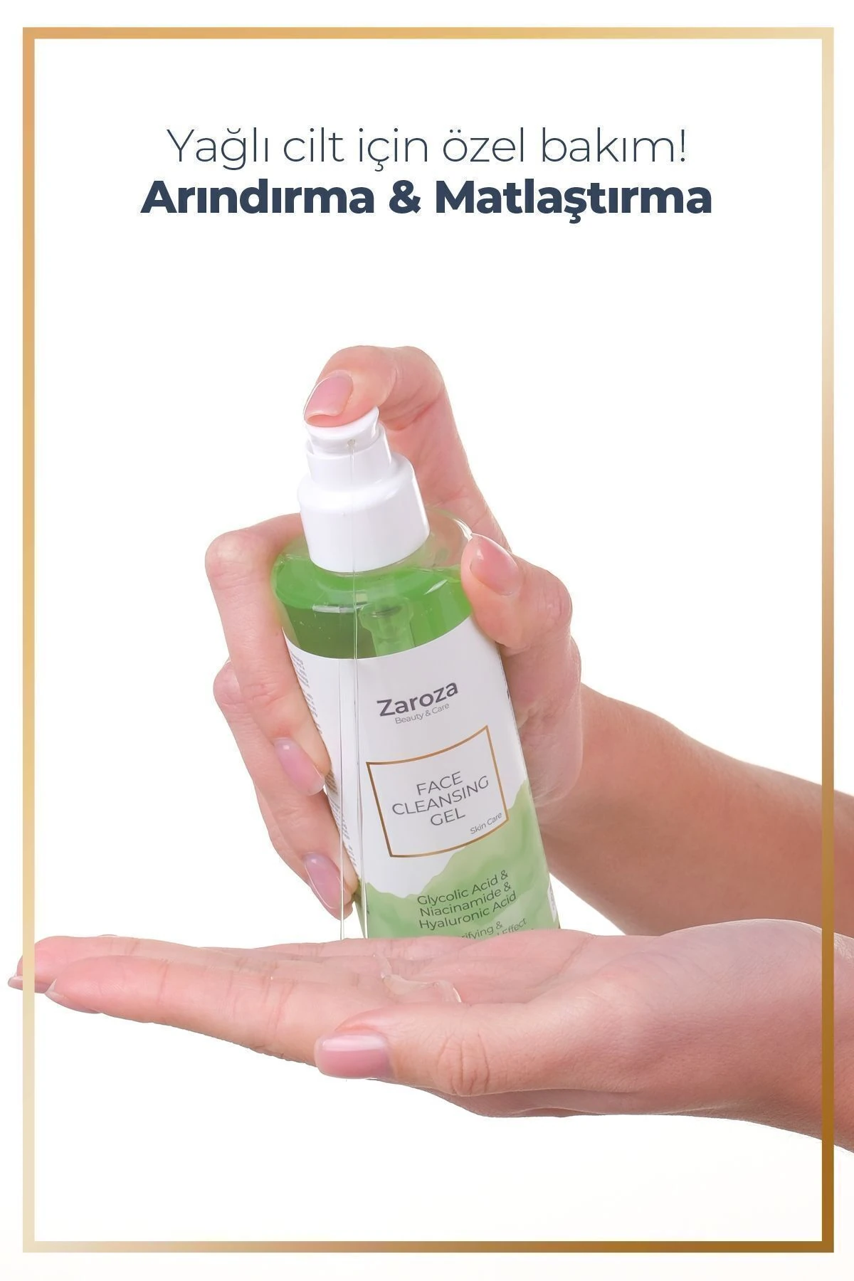 Face Cleansing Gel | Gözenek Sıkılaştırıcı Temizleme Jeli - Zaroza