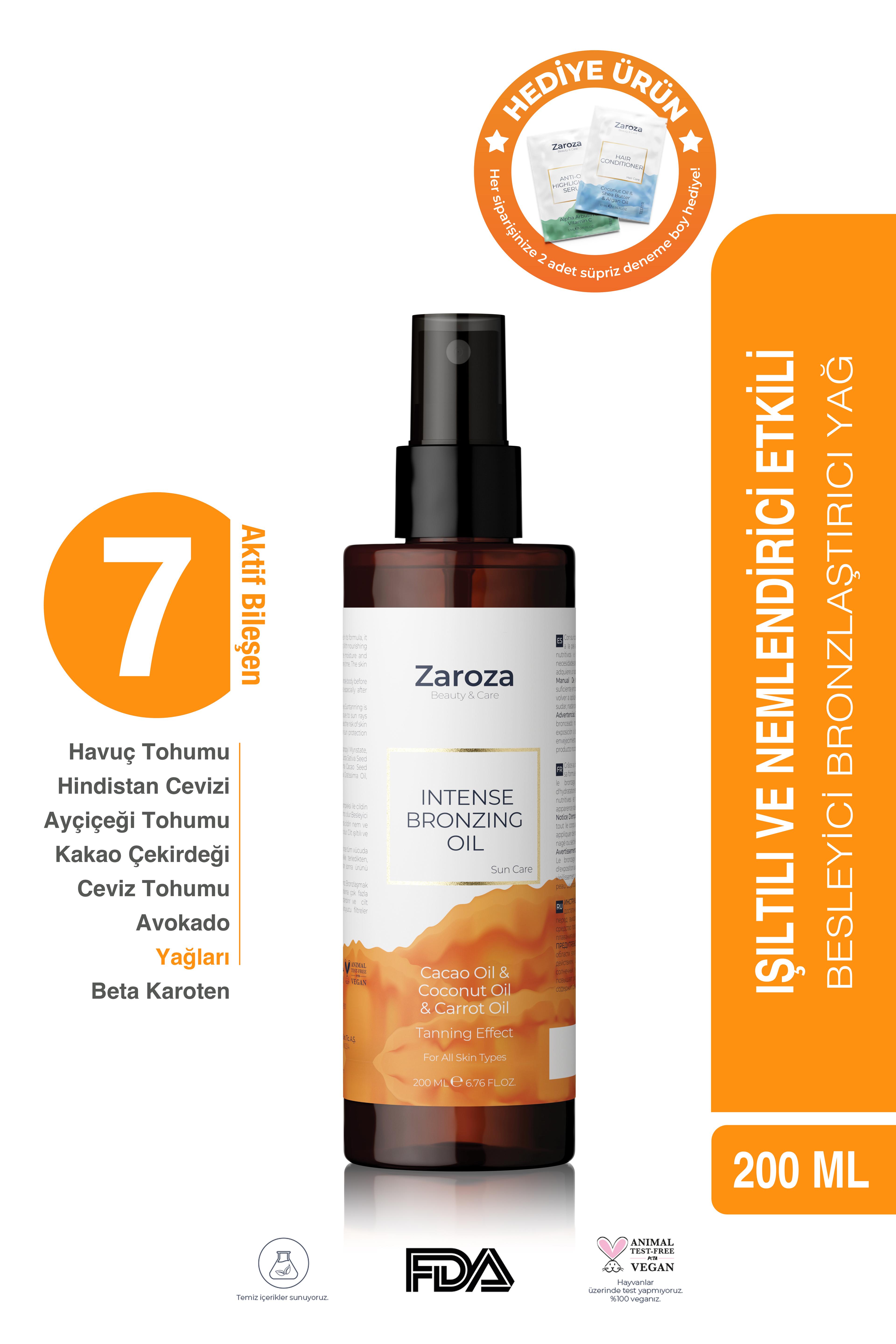 İntense Bronzing Oil | Bronzlaştırıcı Yağ - 200 ml