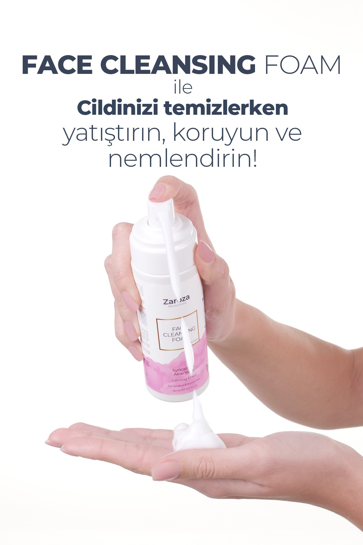 Face Cleansing Foam | Hassas Ve Normal Ciltler Için Yüz Temizleme Köpüğü - 150 ml