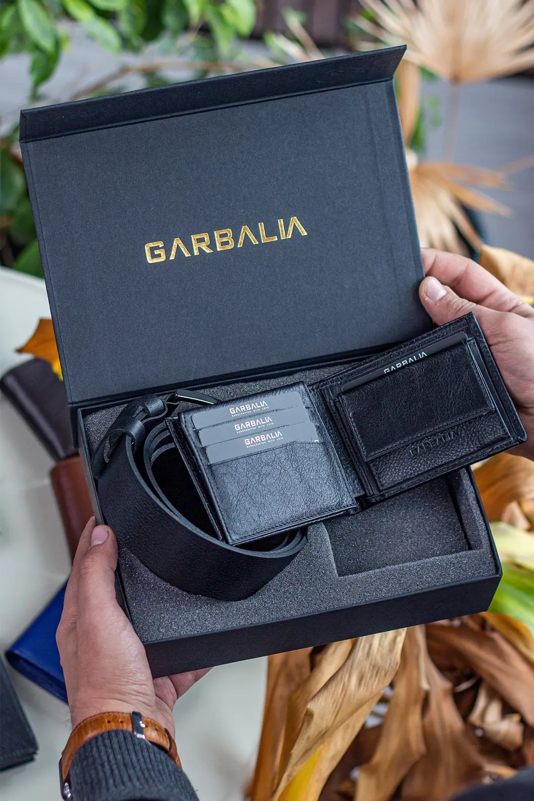 Garbalia Jackson RFID Engelleyici Erkek Cüzdan Seti