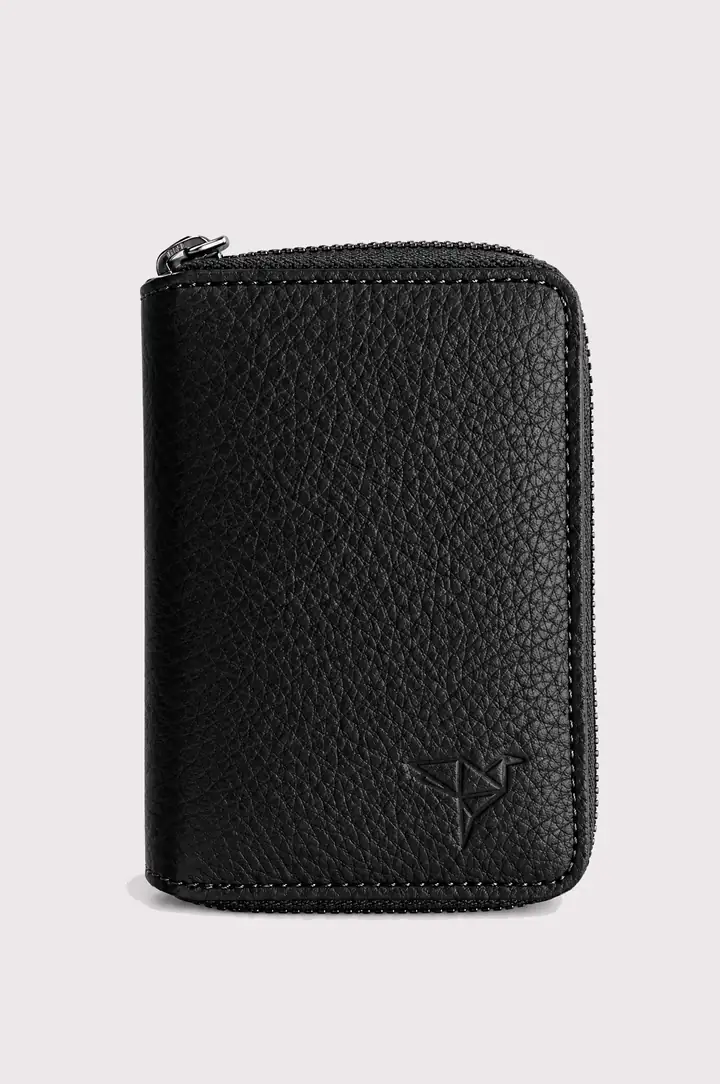 Garbalia Chain Hakiki Deri Fermuarlı Bol Kart Bölmeli Rfid Engelleyici Erkek Cüzdan Kemer Seti