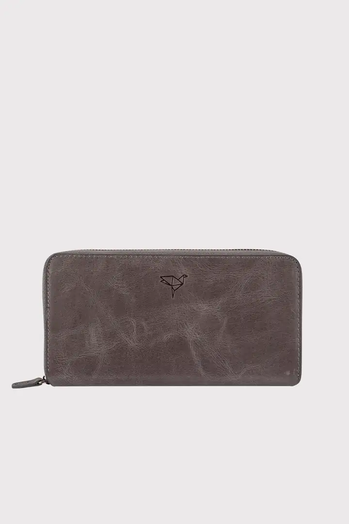 Garbalia Murphy Vintage Deri Telefon Bölmeli Mıknatıslı Unisex Portföy Cüzdan