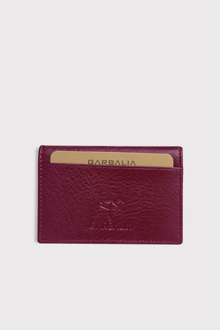 Garbalia Vera Hakiki Deri Minimal Kadın ve Erkek Kartlık