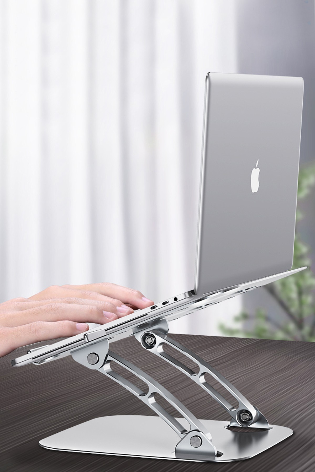 Alüminyum Ayarlı Laptop Macbook Notebook Yükseltici Tutucu