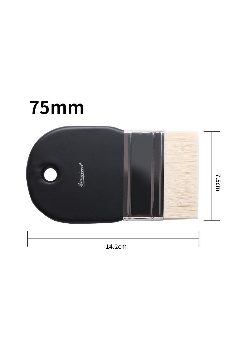 75 mm Yağlı Boya Akrilik Boya Goaj Boya Fırçası Naylon Fırça