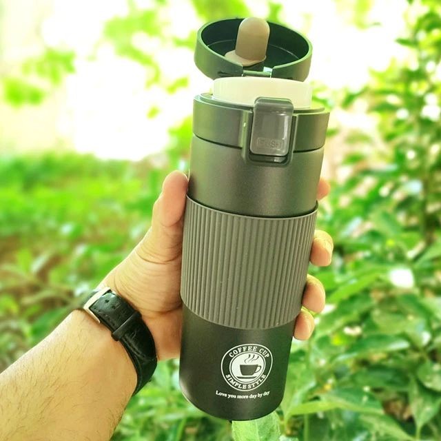 Bentopia Çift Katmanlı Paslanmaz Çelik Termos Bardak 350 ml Kupa