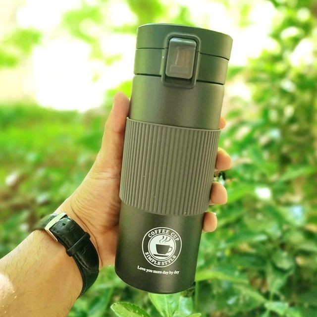 Bentopia Çift Katmanlı Paslanmaz Çelik Termos Bardak 350 ml Kupa