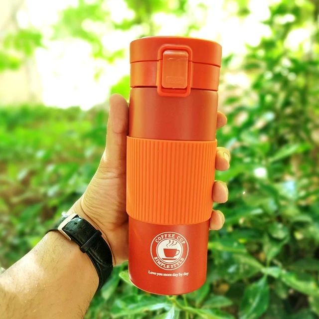 Bentopia Çift Katmanlı Paslanmaz Çelik Termos Bardak 350 ml Kupa