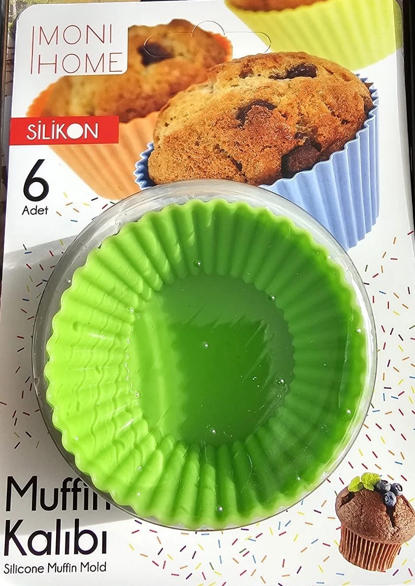 Silikon Muffin Kalıbı 6 lı 