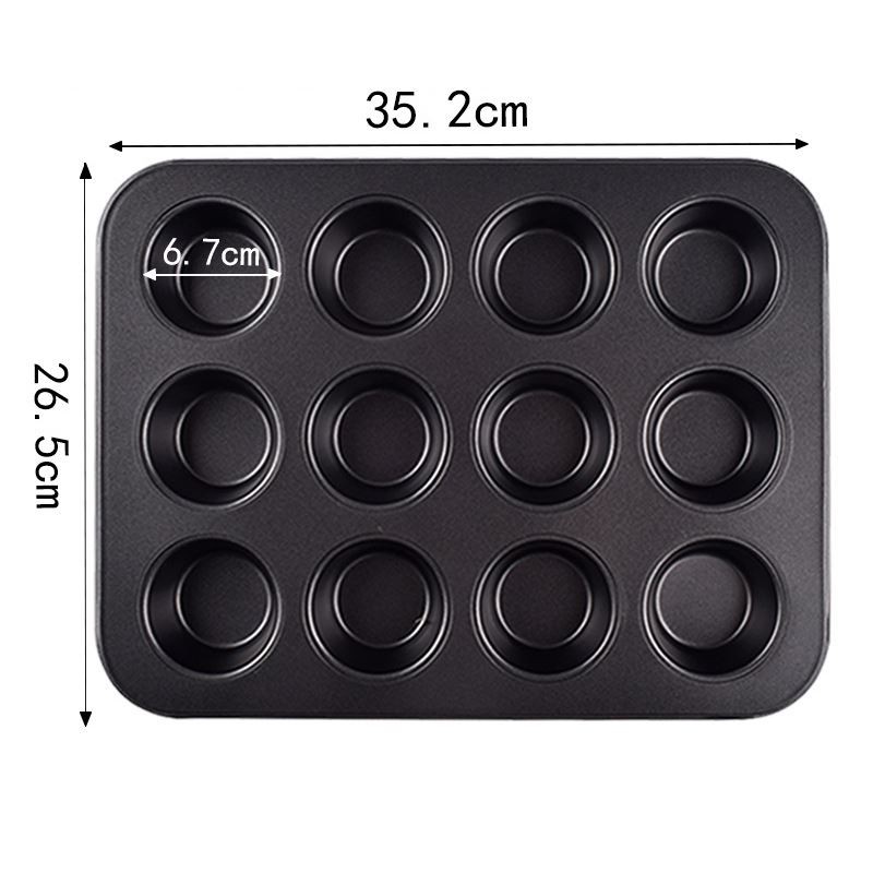 Muffin 12 li Cupcake Kek Pişirme Kalıbı