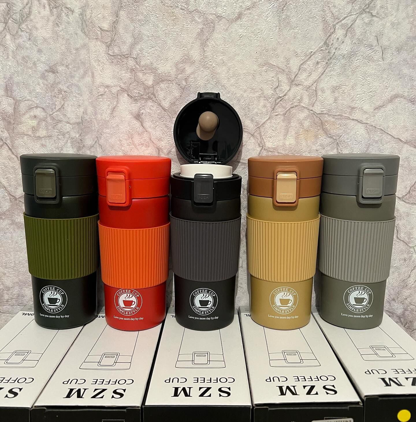 Bentopia Çift Katmanlı Paslanmaz Çelik Termos Bardak 350 ml Kupa