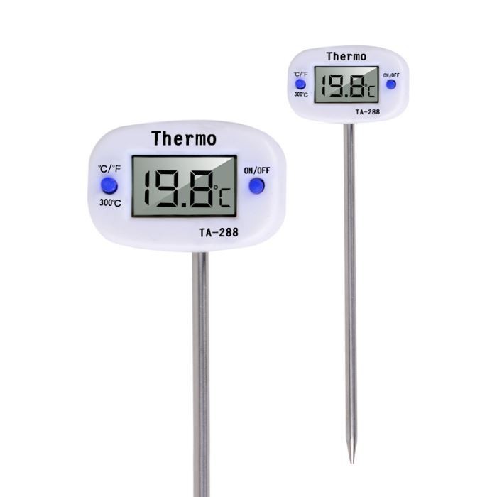 Thermo Oynar Başlıklı Dijital Mutfak Sıvı Gıda Et Su Yiyecek Sıcaklık Ölçer Termometresi