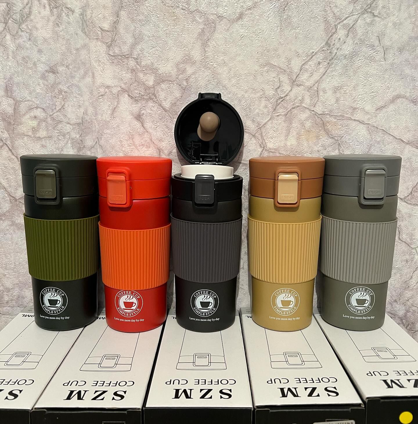 Bentopia Çift Katmanlı Paslanmaz Çelik Termos Bardak 350 ml Kupa