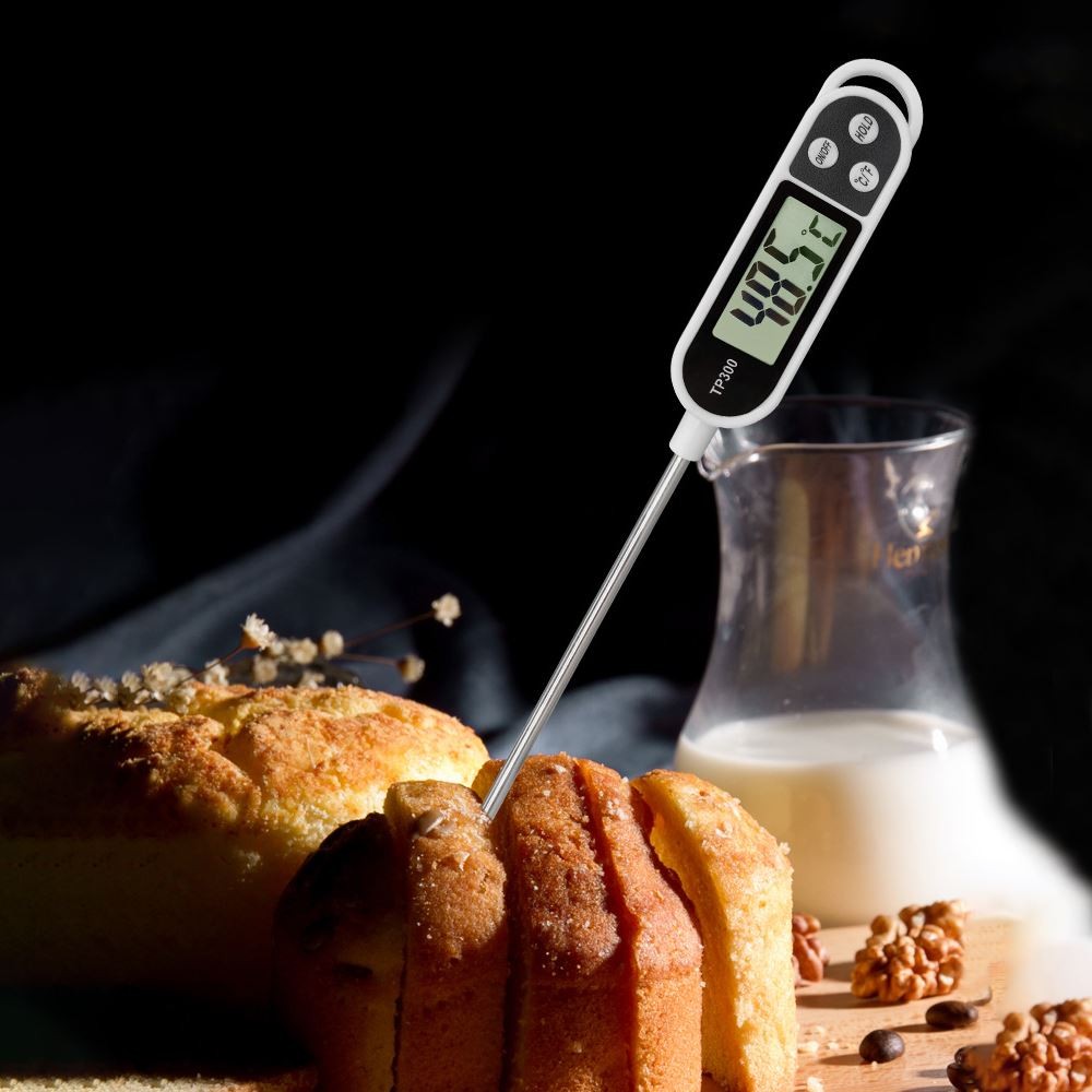 Dijital Çubuk Termometre - Sıvı Gıda Et Su Yiyecek Sıcaklık Ölçer
