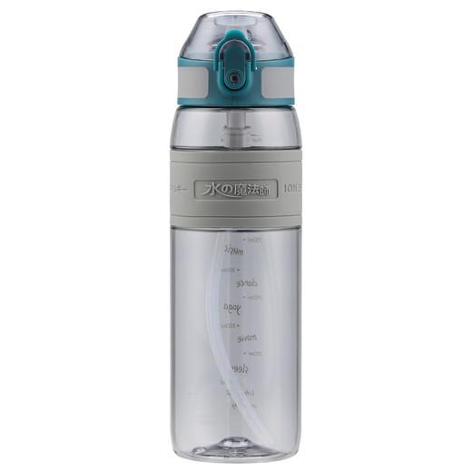 Uzspace Pipetli Isırılamaz Okul Su Matarası - 600ml - Tritan Suluk Soft Touch