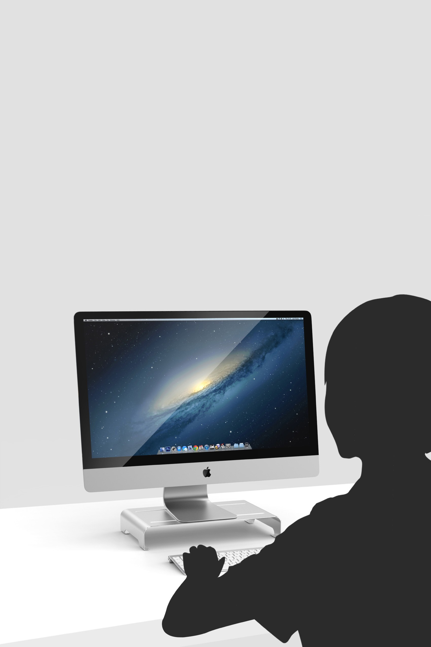 Alüminyum Laptop Ekran Monitör Notebook Yükseltici Tutucu