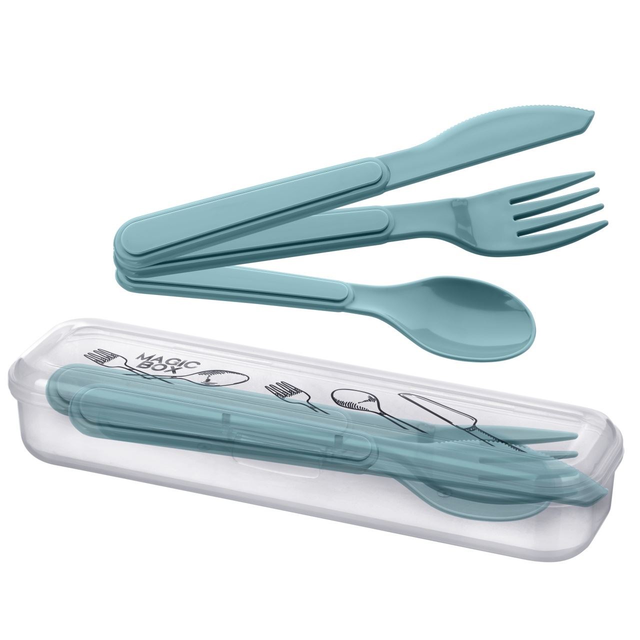 Bentopia Plastik Çatal Kaşık Bıçak Seti 