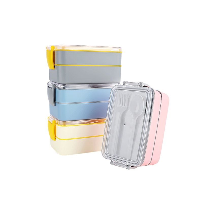 Beslenme Kabı İki Katlı - 900ml - Beslenme Kutusu 2 Katlı Set