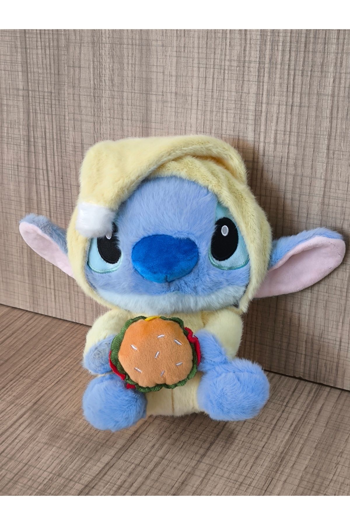 stitch peluş oyuncak 30cm popmart kostümlü stich peluş oyuncak figür - sarı