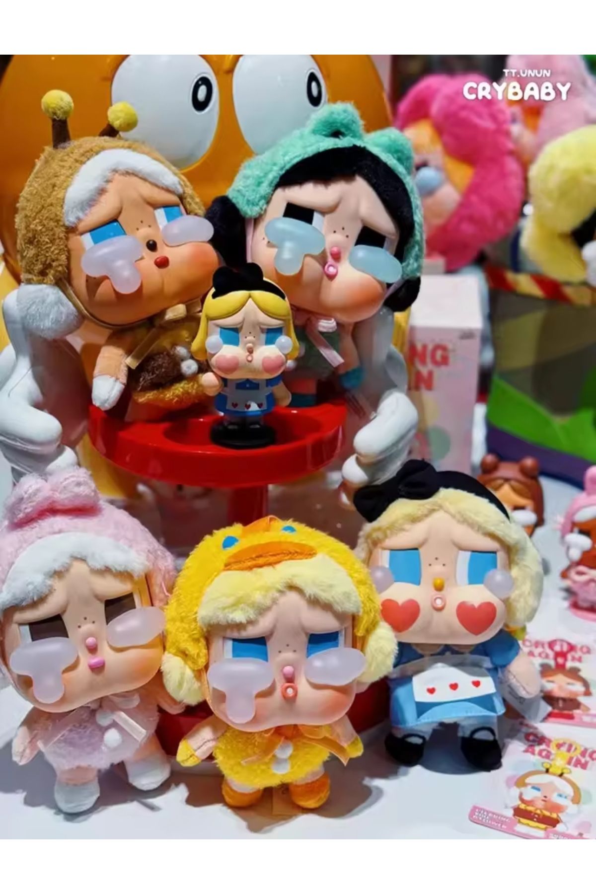 CRYBABY pop mart kapalı sürpriz pack kutu Chery baby bebek crying serisi bebek figür kutulu