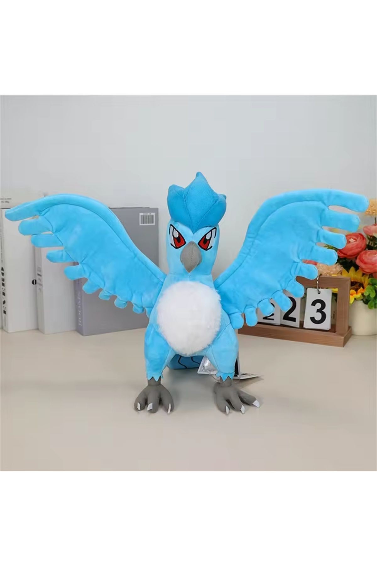 Articuno peluş oyuncak Articuno pokemon peluş pokemon go 35cm - articuno