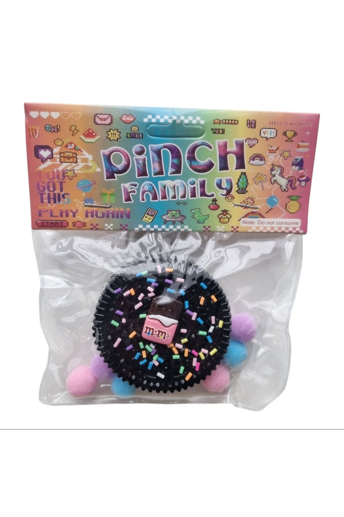Oreo Sukuşi Yumoş Jel Stres Oyuncağı OREO Model Squishy Elastik Kedi Patisi Taba