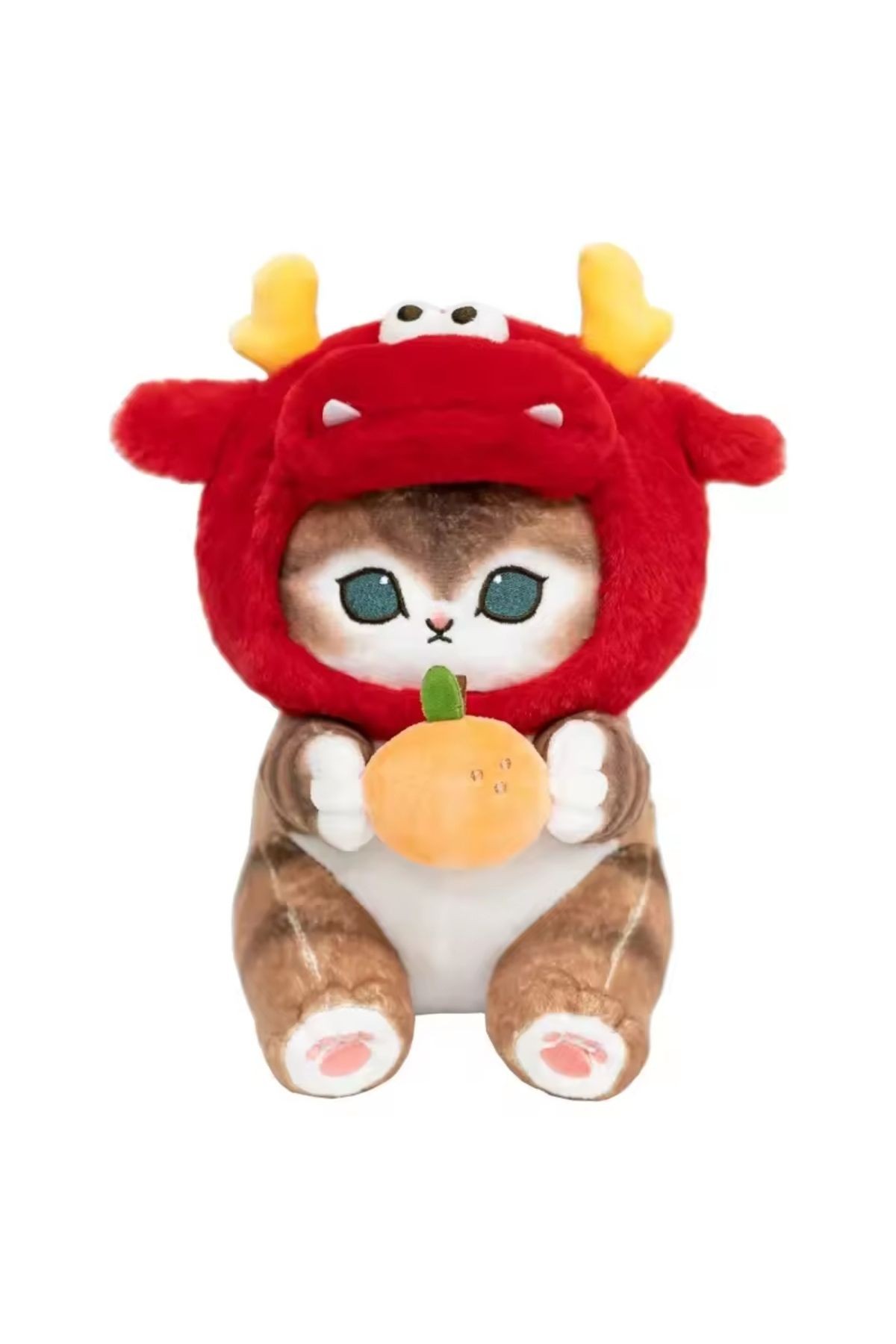 Turuncu ejder Mofusand peluş oyuncak mega boy 40cm koleksiyon mofusand kedi peluş