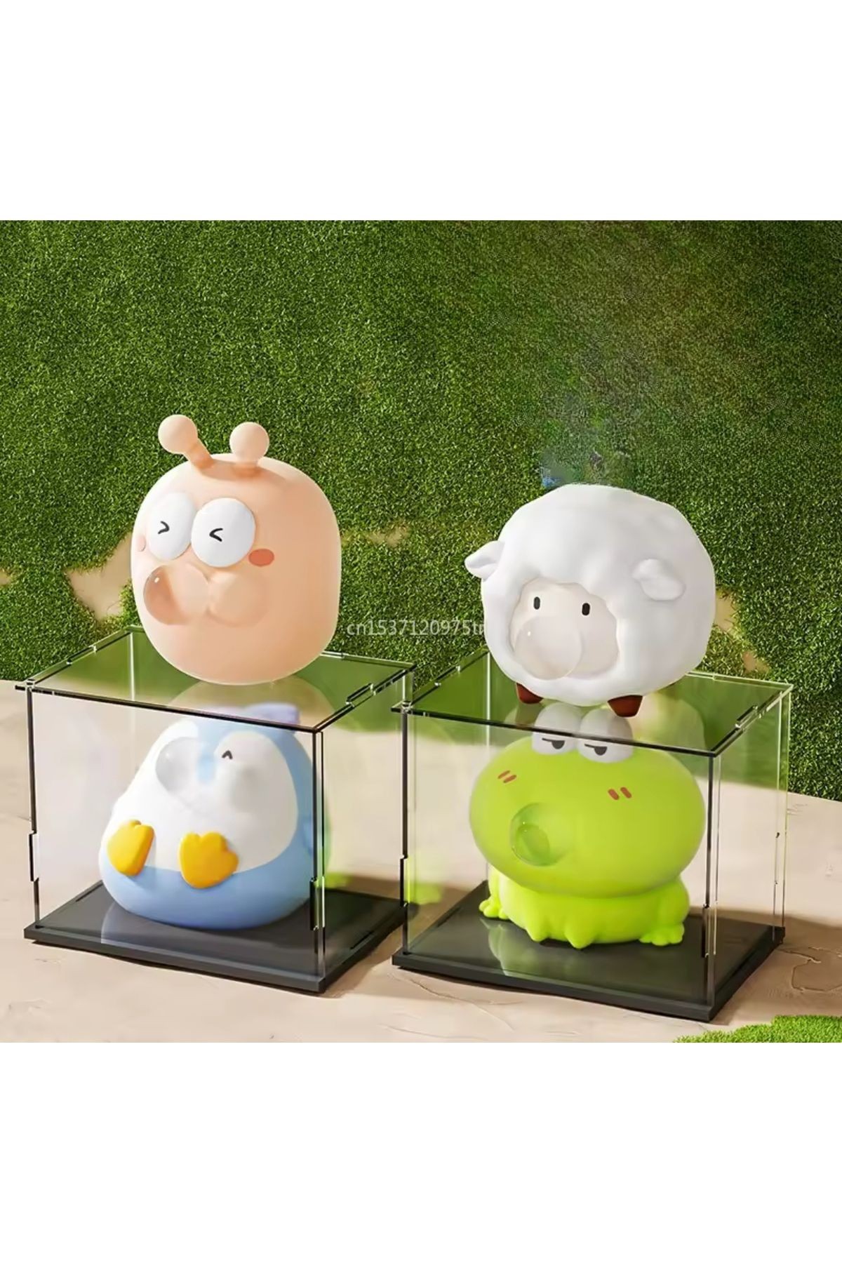 Baloncuk sukuşi hayvanlar serisi squishy yeni nesil anahtarlık çanta süsü squishy 1 adet