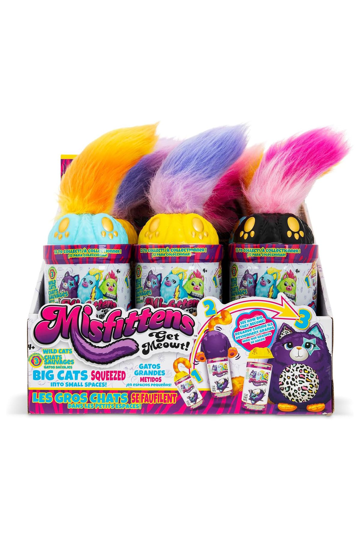 Misfittens sürpriz kedi peluş oyuncak  ithal ürün - nb market