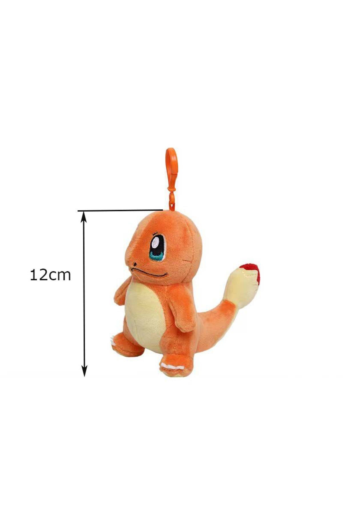 4lü Squirtle, Bulbasaur, Charmander, Togepi 10-12cm Peluş Oyuncak Anahtarlık Çanta Süsü