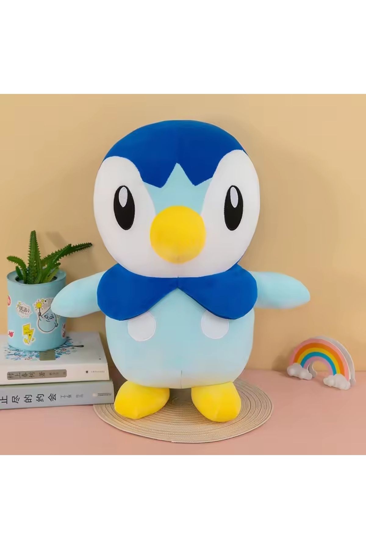 Piplup peluş oyuncak Pokemon peluş oyuncak Pokemon piplup penguen peluş oyuncak 40cm büyük boy