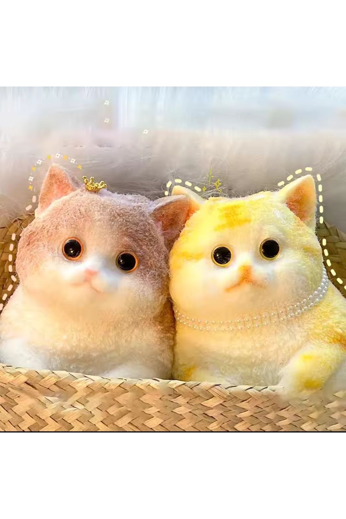 Tombik Kedi Sukuşi Yumuşacık Tüylü Kedi Squishy Taba Pati Model Tatlı Kedi Oyuncak