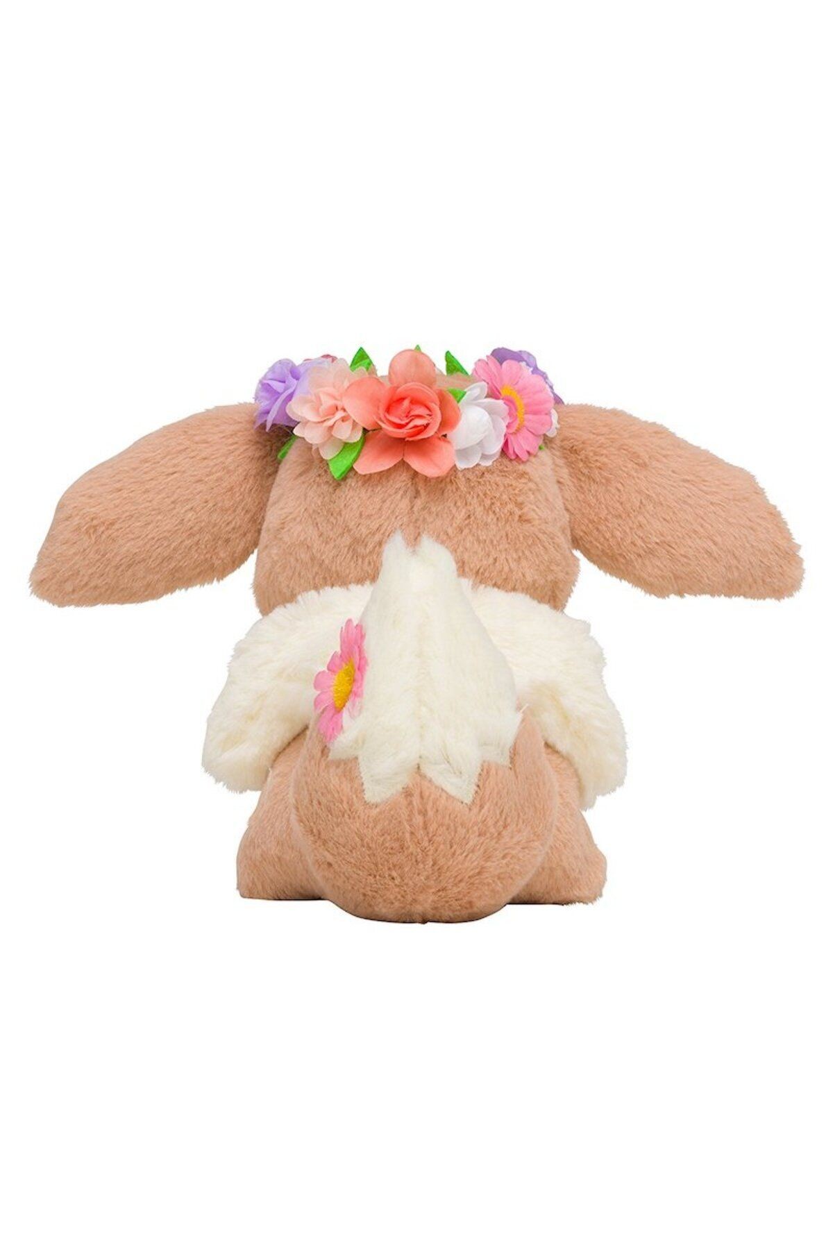 Eevee Tüylü Çiçekli Pokemon Peluş 18cm Figür
