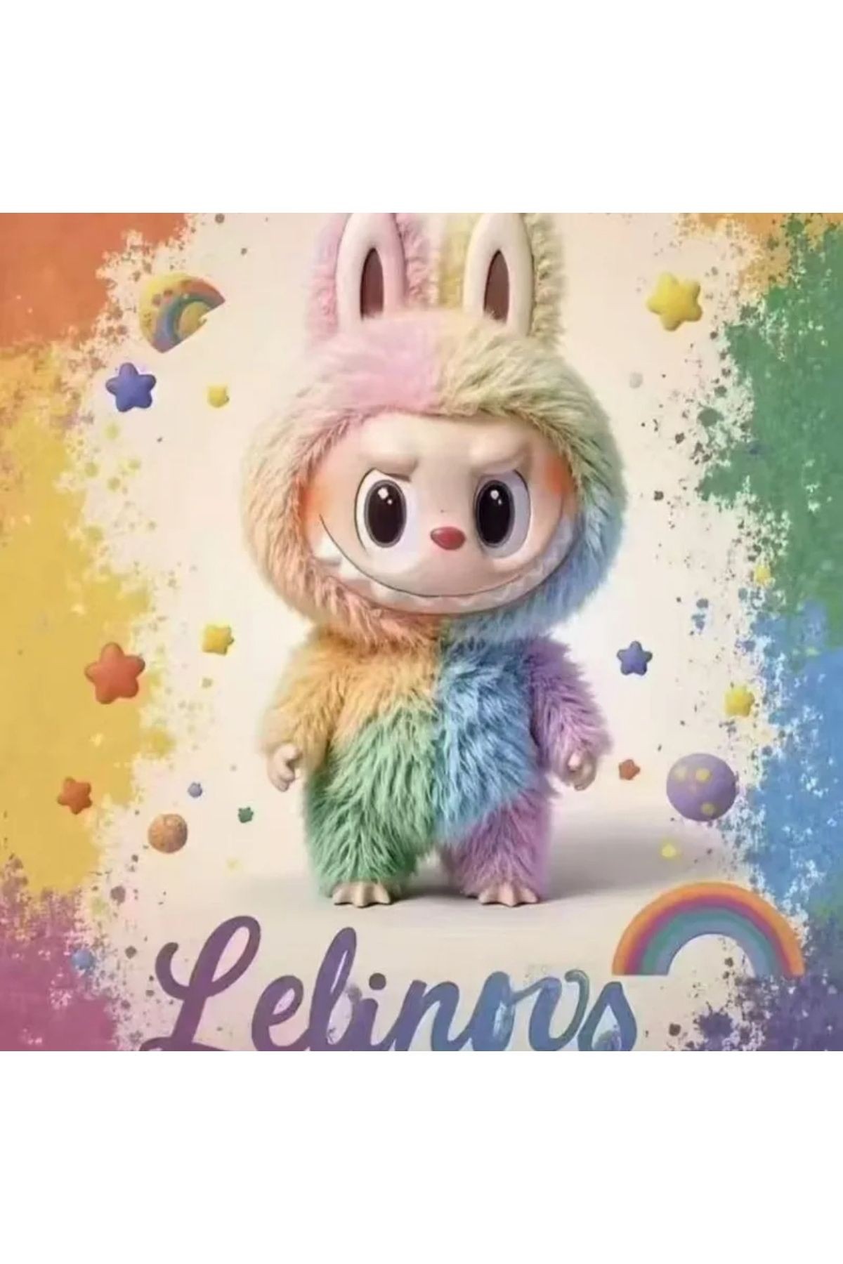 Labubu anahtarlık sürpriz kutulu 4. Nesil yeni tarz renkli popmart labubu peluş oyuncak çanta charmı