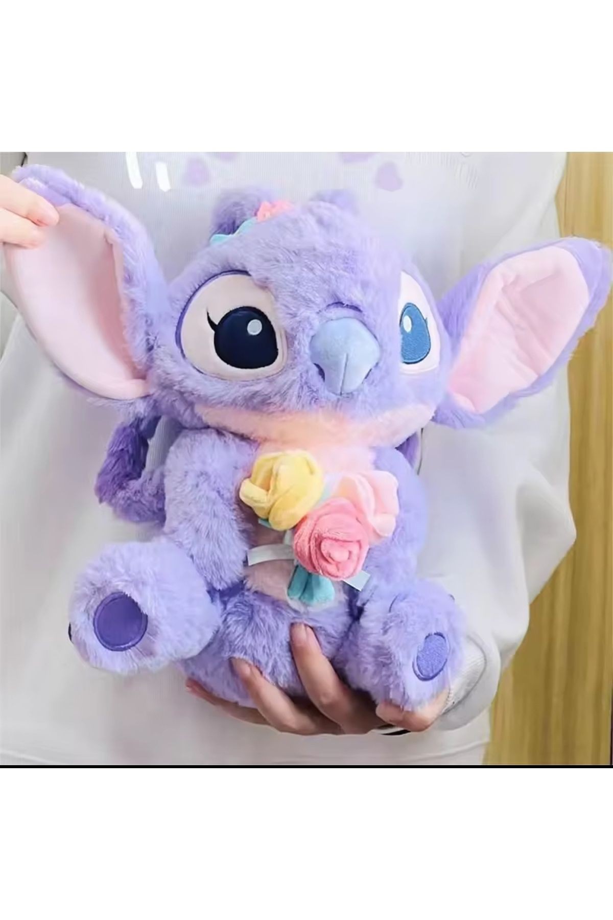 Angel Lilo Peluş Oyuncak Stitch Peluş Arkadaş yumoş yeni stil 35cm Disney Uyku Arkadaşı büyük boy - lilocicek