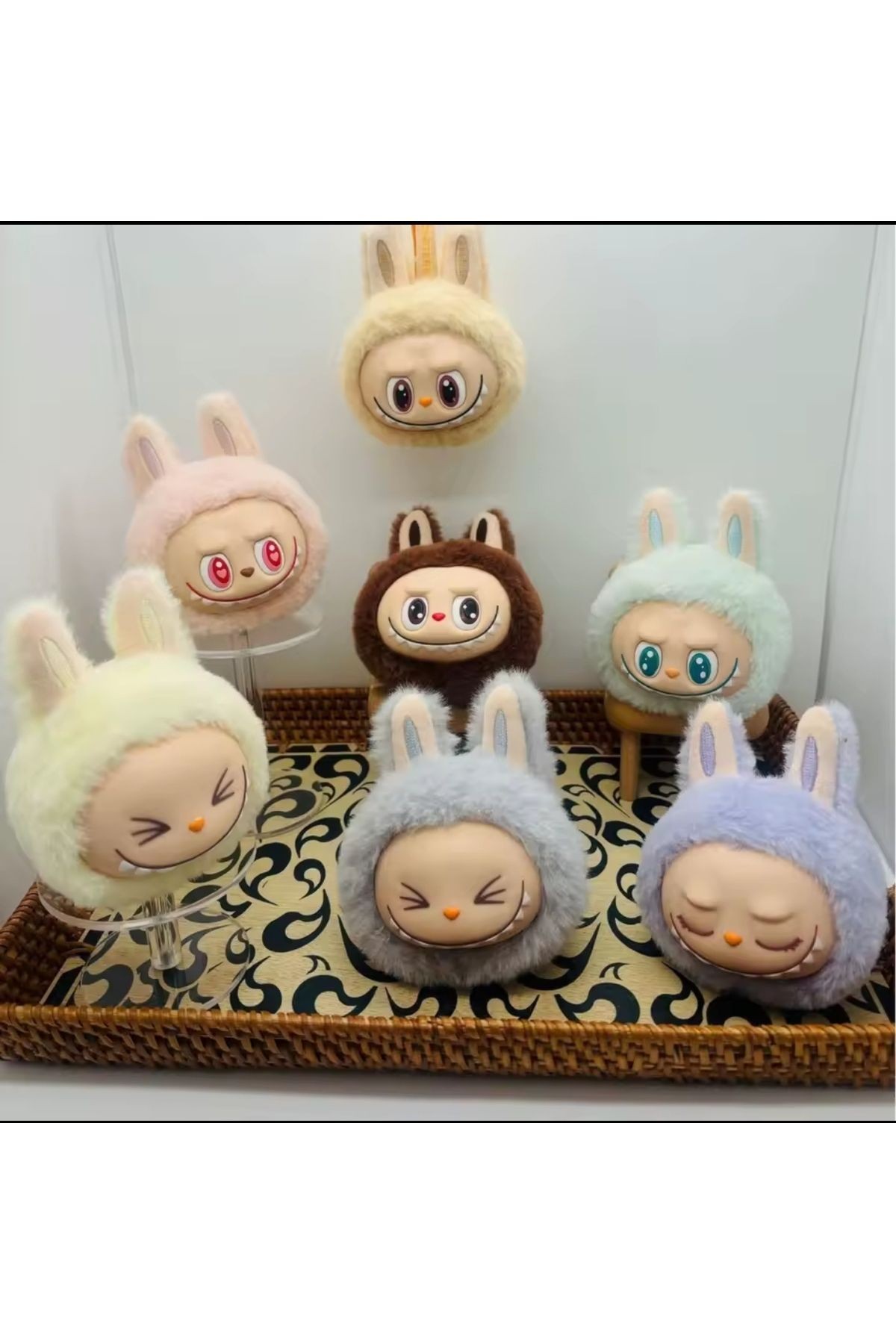 Labubu Peluş Oyuncak Ithal Labubu Anahtarlık Sadece Kafa Model Büyük Boy Kutusuz