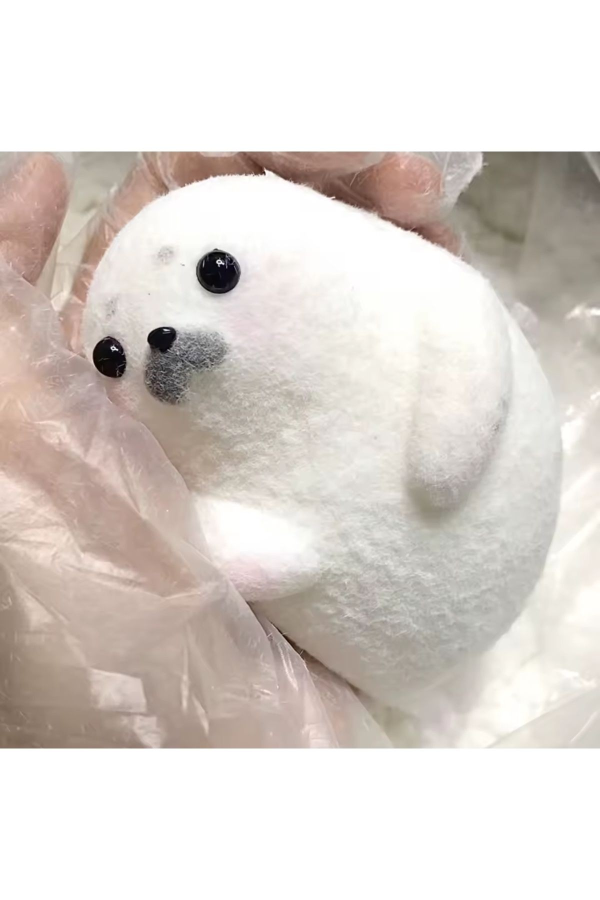 Fok balığı Sukuşi Yumoş Jel Stres Oyuncağı fok Squishy Elastik Kedi Patisi Taba