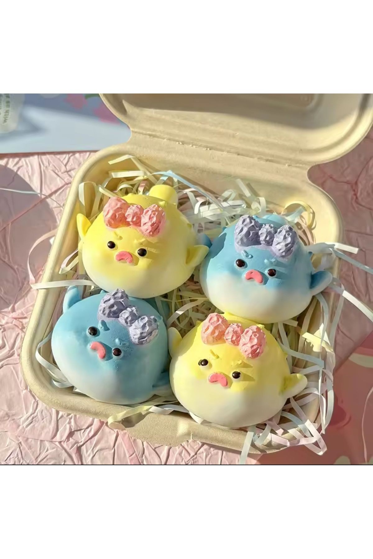 Balon balığı Sukuşi Yumoş Jel Stres Oyuncağı balık Squishy Elastik Kedi Patisi Taba