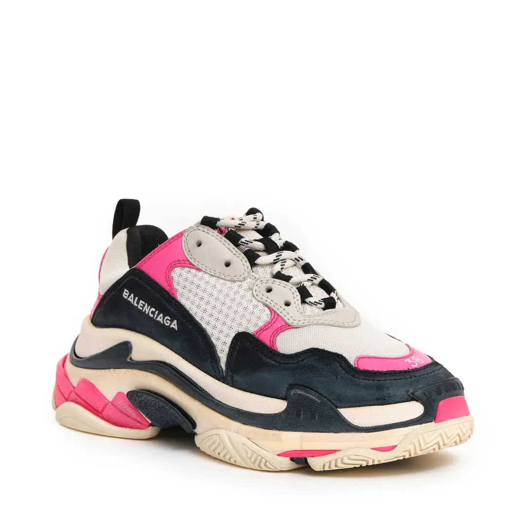 Balenciaga - Pembe Triple S Sneaker / 38 - Authentic Seconds