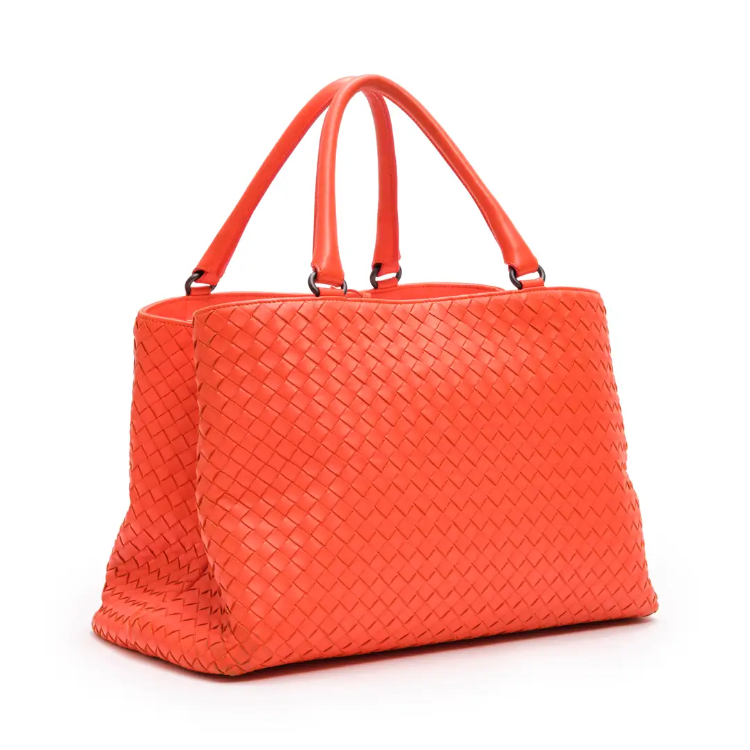Bottega Veneta Bottega Veneta - Turuncu Intrecciato Milano Medium