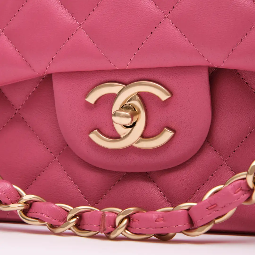 Chanel - Pembe Maxi Jumbo Double Flap Çanta - Authentic Seconds