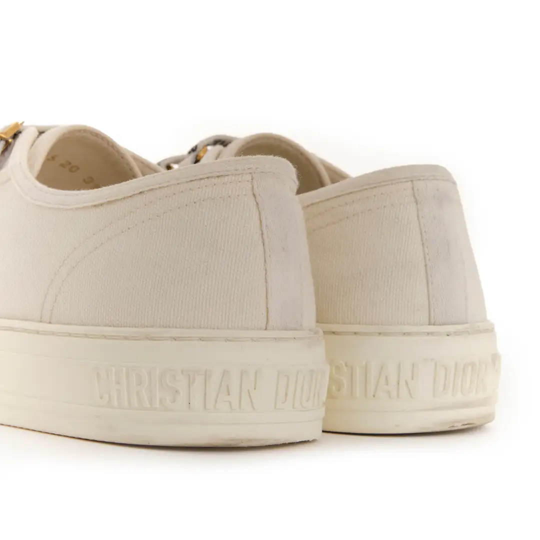 Christian Dior - Beyaz J'aDior Sneaker / 39 - Authentic Seconds